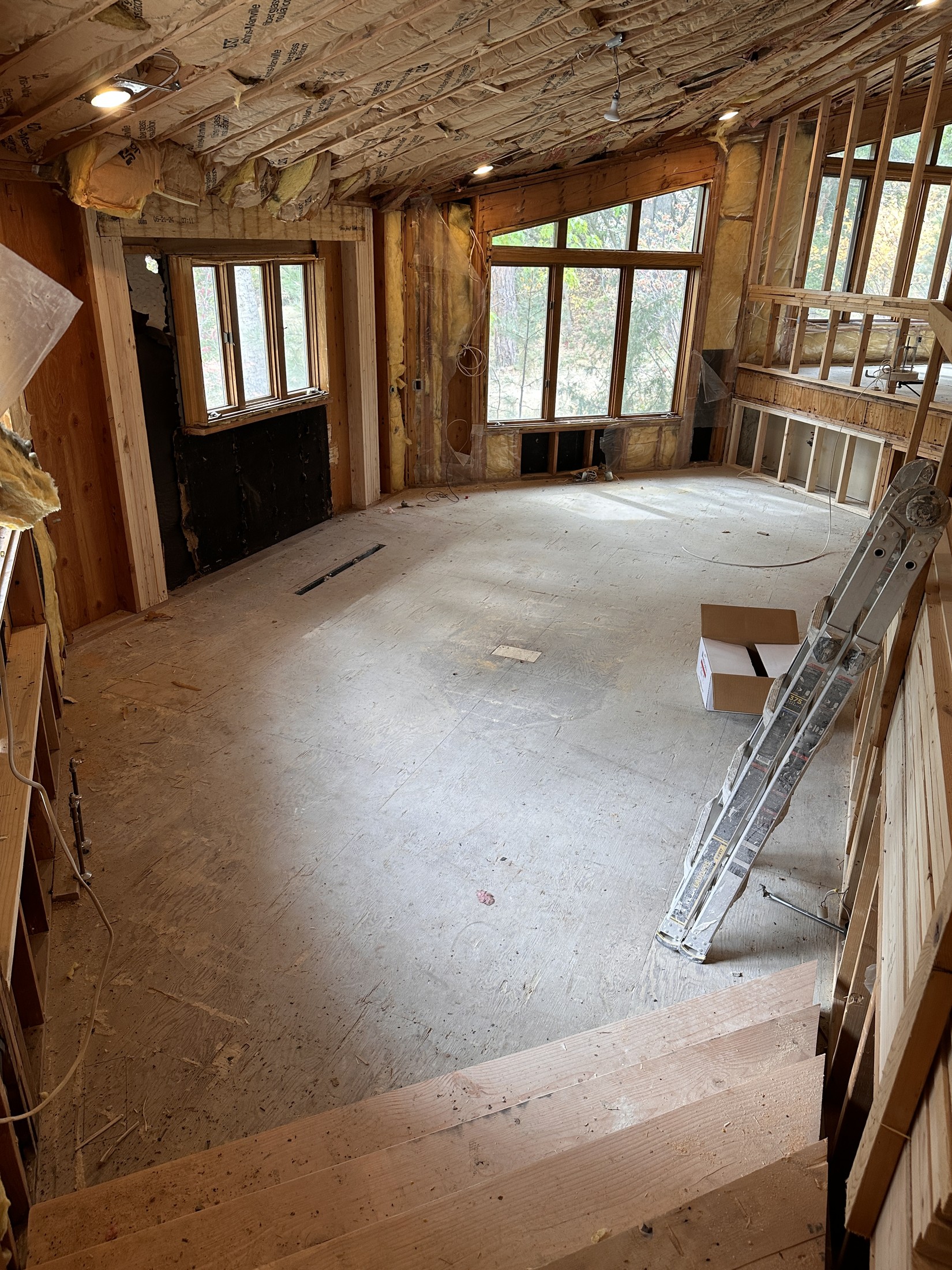 During · Former Kitchen Being Reconfigured