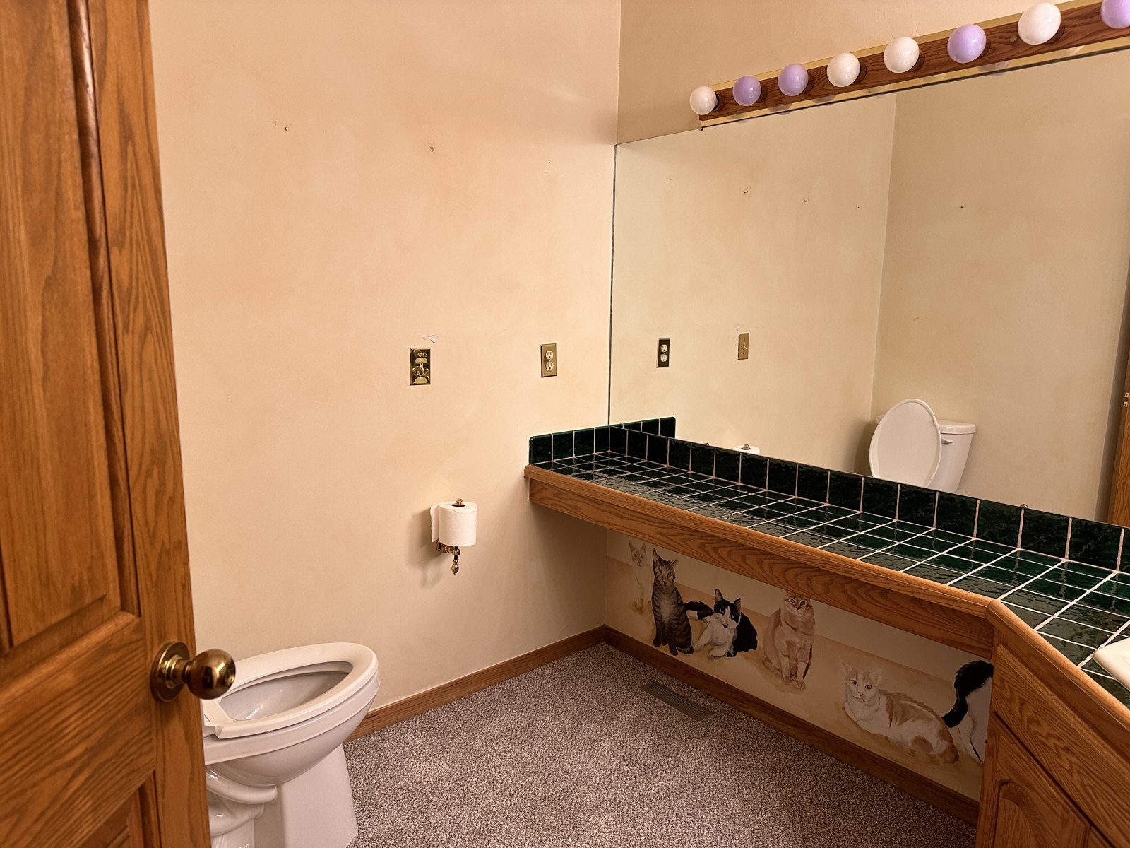Before · Original Half Bath