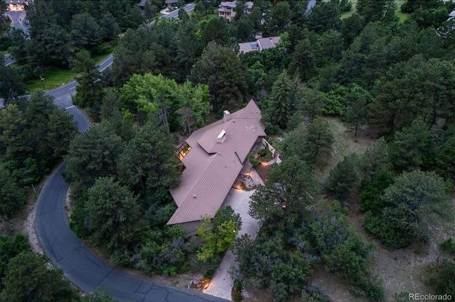 Before · The original wooded setting.