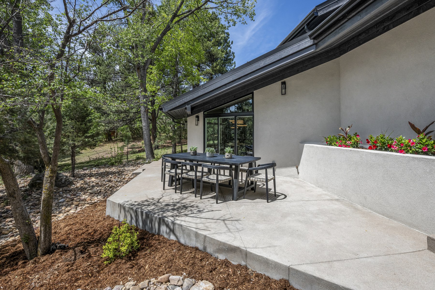 After · Completed Dining Patio